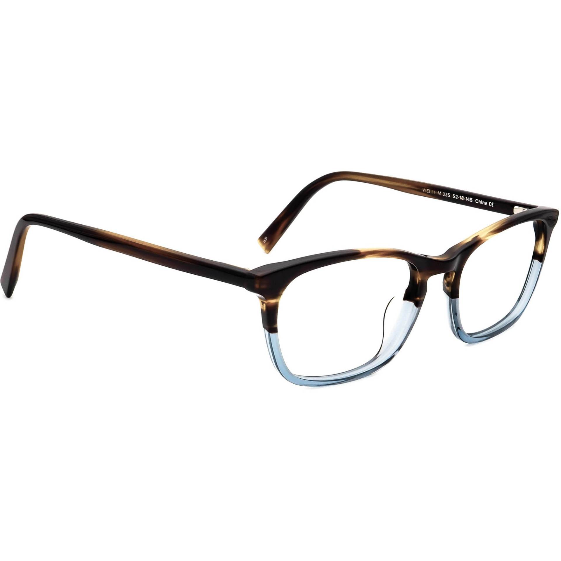 Warby Parker Brille Welty M 325 Dark Tortoise&blue Horn Rim Frame 52[]18 145 von AfsharOptics