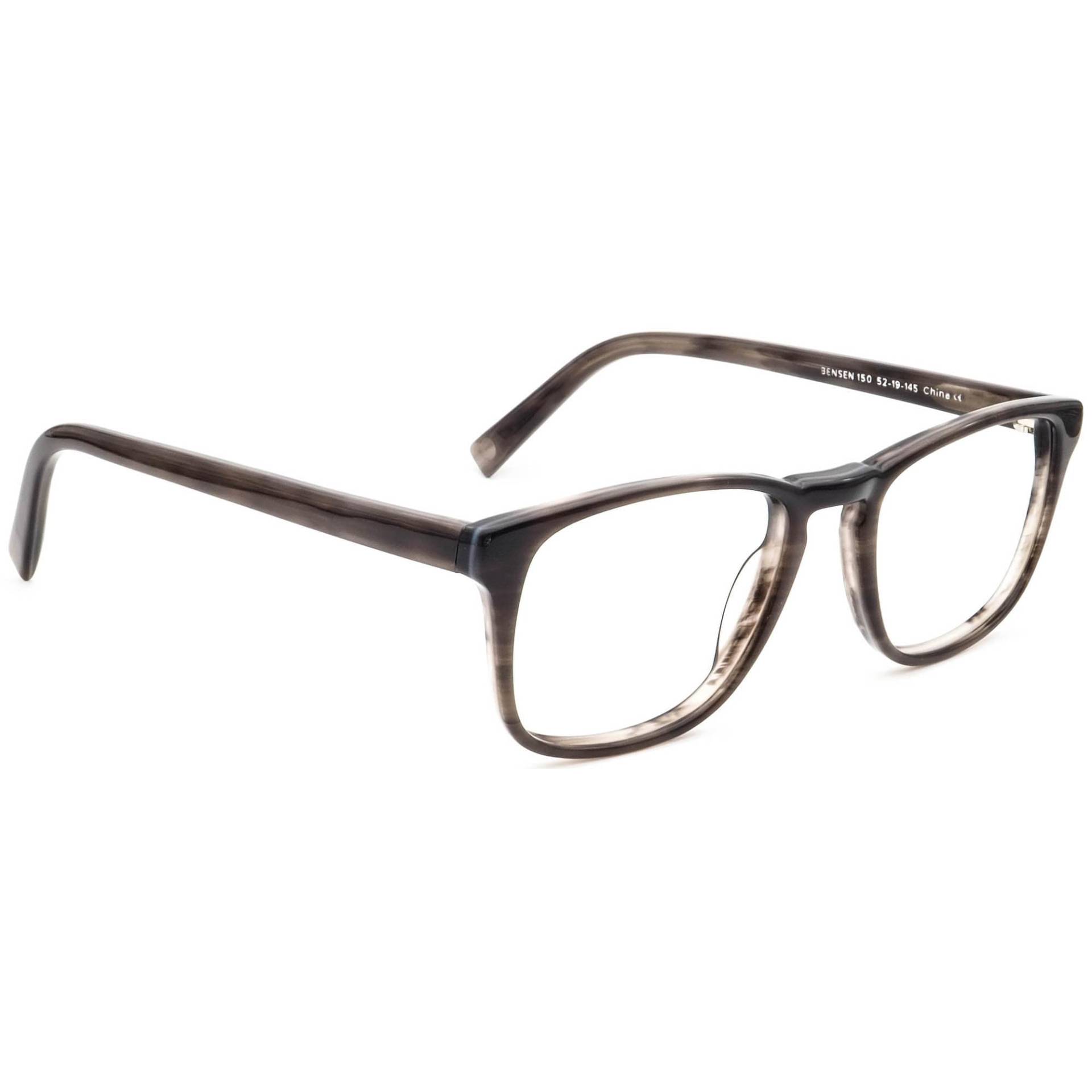 Warby Parker Herren Brille Bensen 150 Graustein Rechteckiger Rahmen 52[]19 145 von AfsharOptics