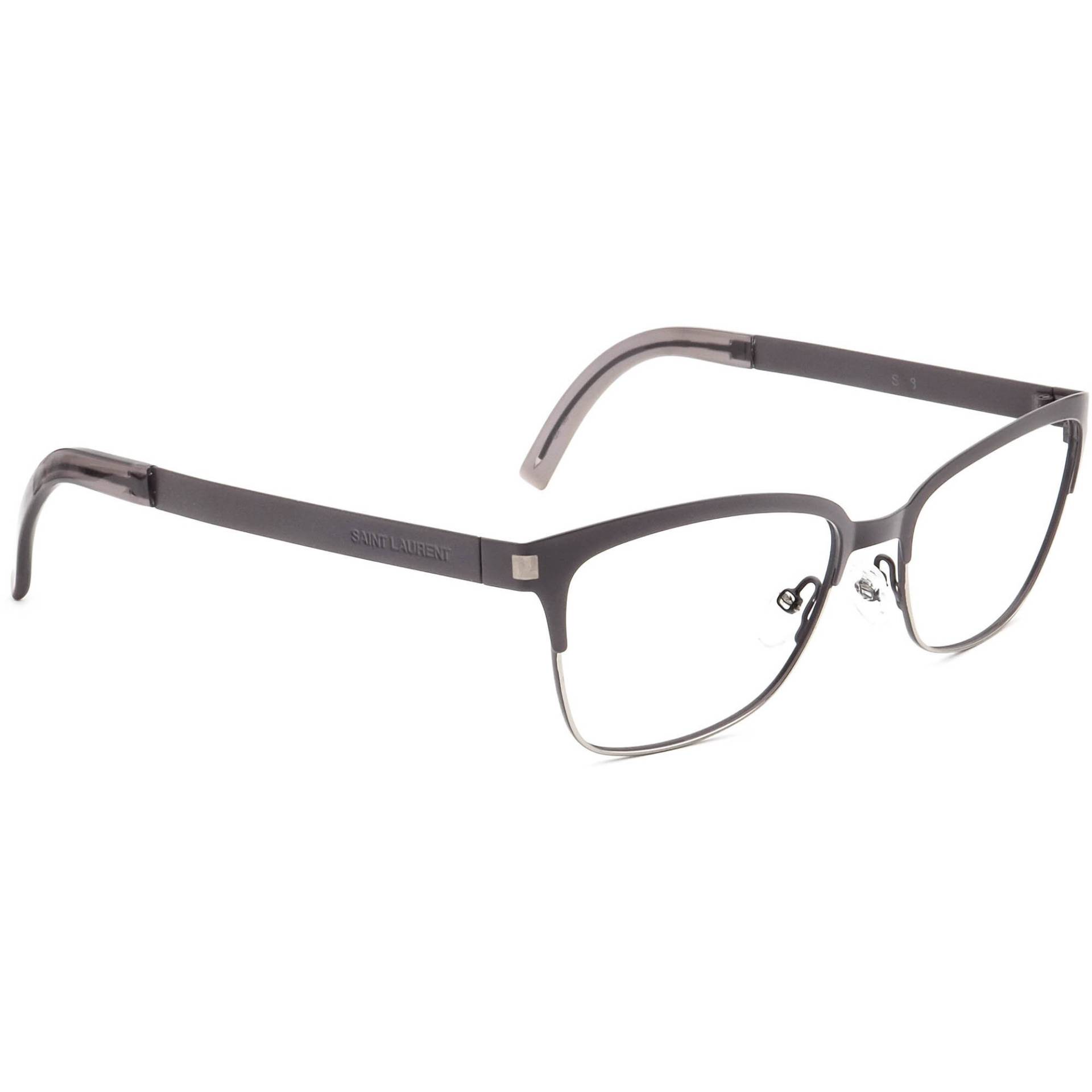 Yves Saint Laurent Brille Sl 8 2Qx Grau Cat Eye Metallgestell Italien 54[]17 140 von AfsharOptics
