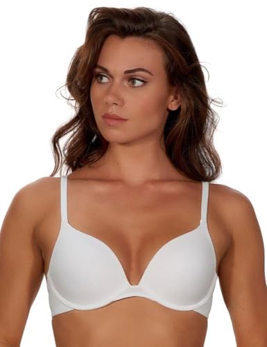 After Eden Damen Single Boost Recycled Fabric Bra, Weiß, 75B EU von After Eden