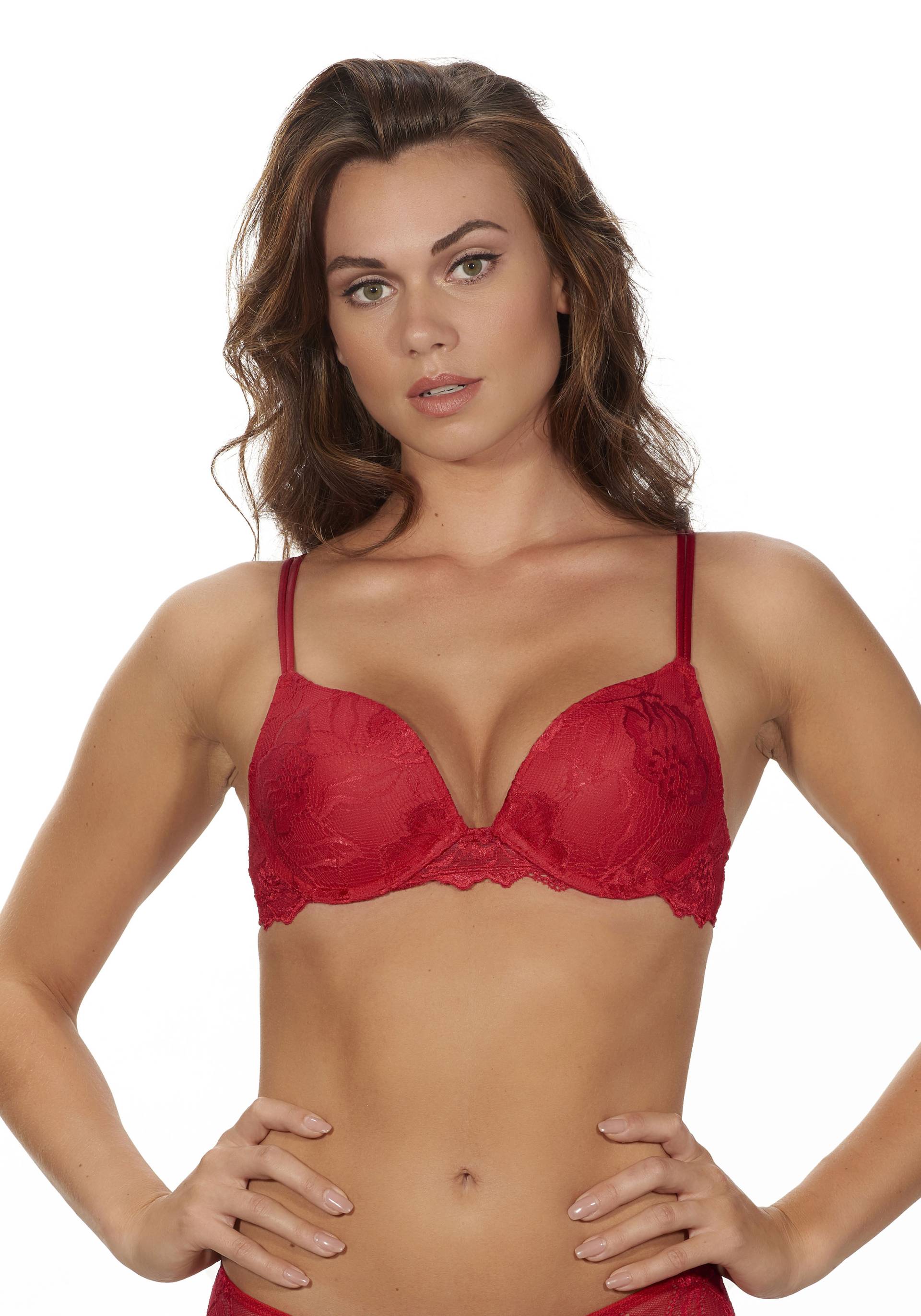 After Eden Push-up-BH "ANNA", mit luxuriösen Spitzendetails von After Eden