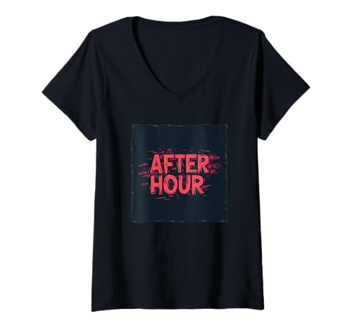 Damen Chill Out mit After Hour Speech Time Kostüm T-Shirt mit V-Ausschnitt Damen Chill Out mit After Hour Speech Time Kostüm T-Shirt mit V-Ausschnitt von After Hour Outfit