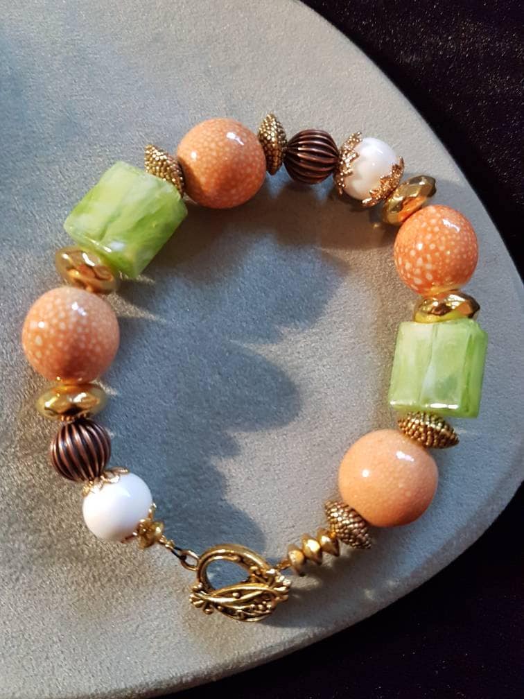 Shades Of September - Preis Reduziert Armband Aus Glasperlen...letzte Chance Shades Of September - Preis Reduziert Armband Aus Glasperlen...letzte Chance von AfterLifeByKat