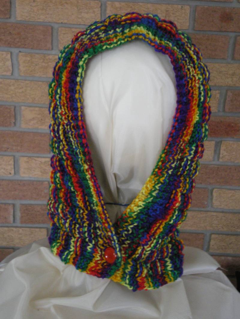 Kapuzen Schlauchschal Handgestrickt Kapuzen Schlauchschal Handgestrickt von AfternoonStitches