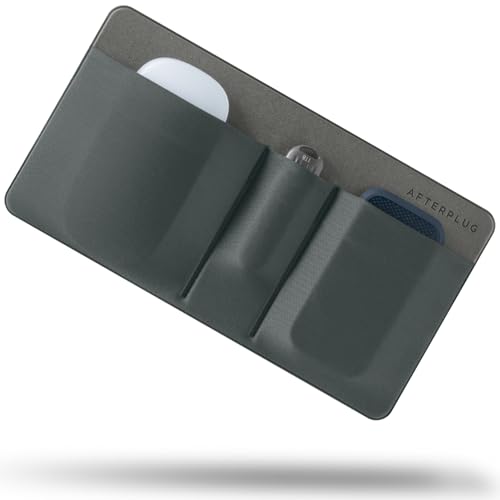 Afterplug Aufbewahrungstasche mit 3 Fächern, selbstklebender Laptop-Zubehör-Organizer für tragbare HDD, SSD, USB-Laufwerk, Maus, Kabel, Grau Afterplug Aufbewahrungstasche mit 3 Fächern, selbstklebender Laptop-Zubehör-Organizer für tragbare HDD, SSD, USB-Laufwerk, Maus, Kabel, Grau von Afterplug