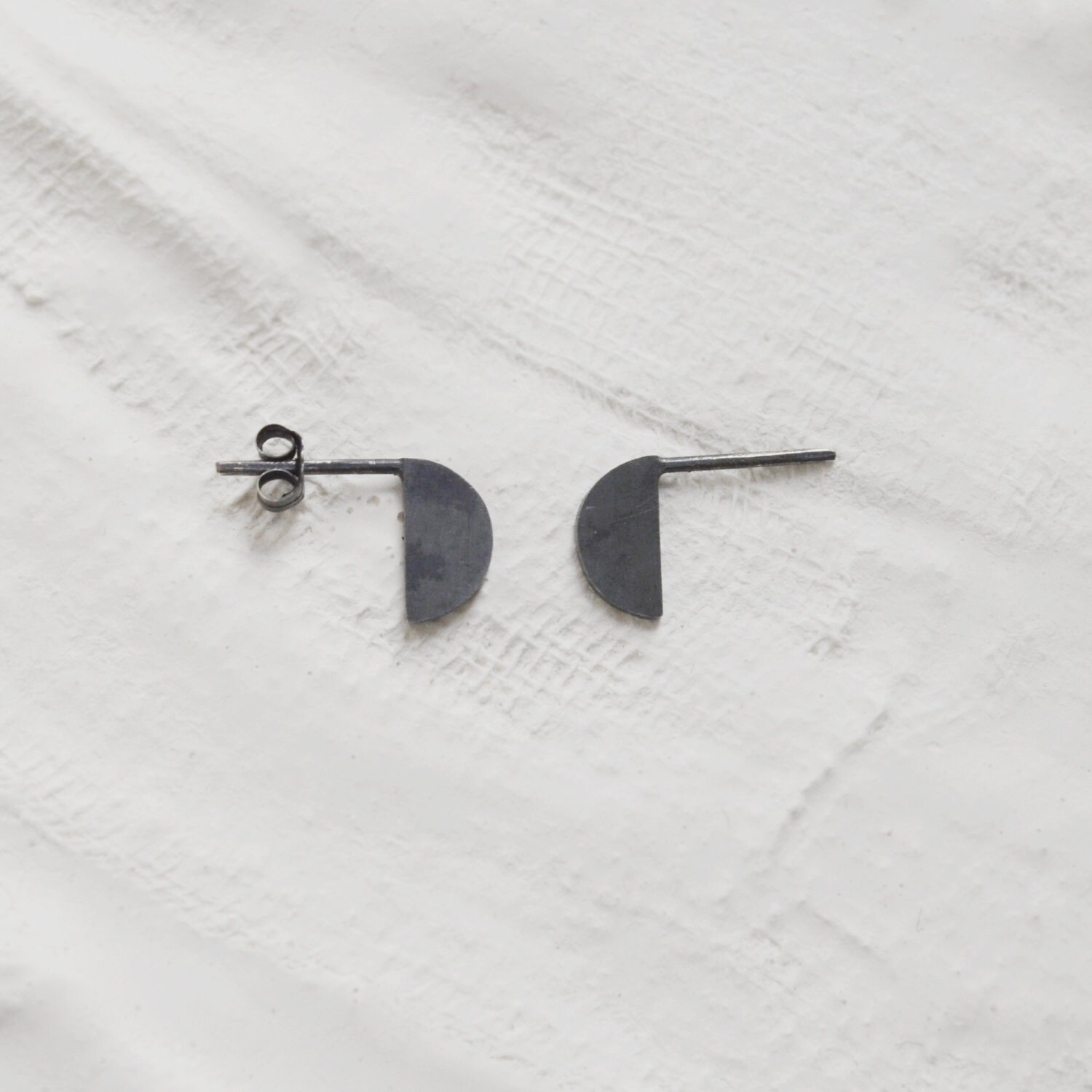 Ohrstecker Halbkreis, Halbmond Ohrstecker Halbkreis, Halbmond von AgJc