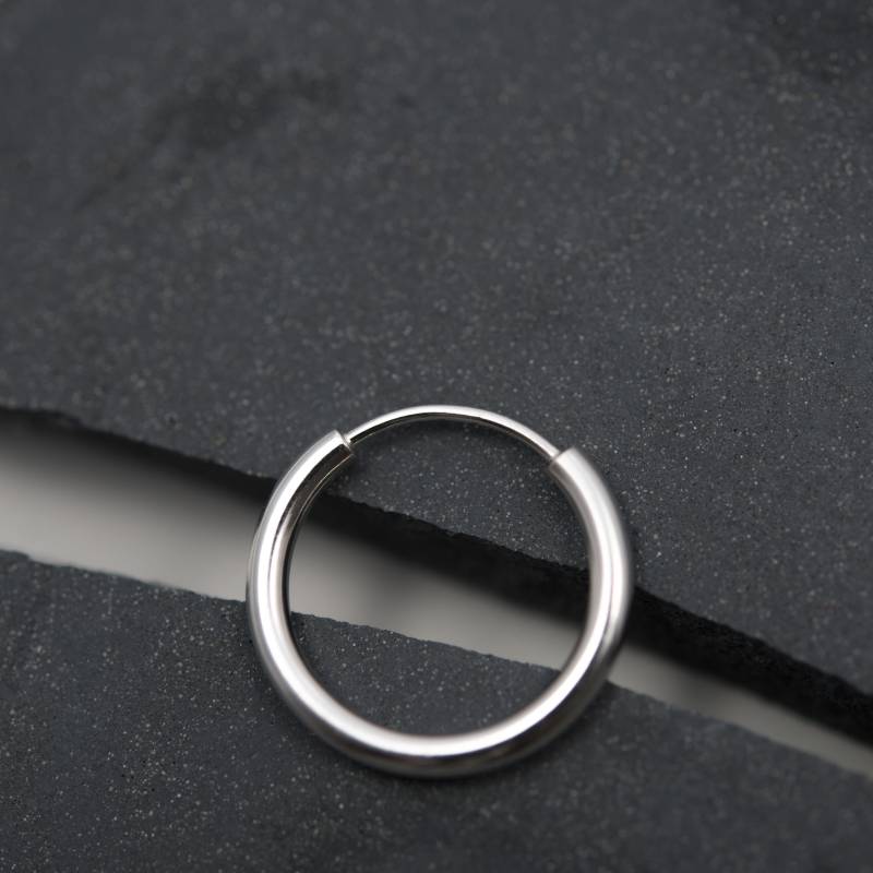 Schlichter Brisurenring, Moderner Silberschmuck von AgJc