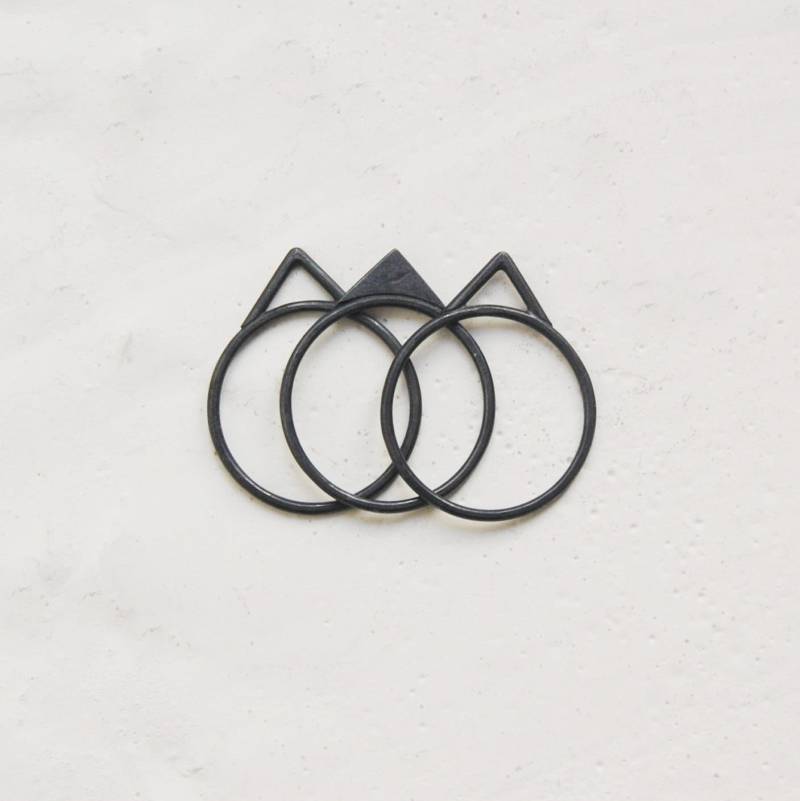 Silber Stapel Ringe Silber Stapel Ringe von AgJc