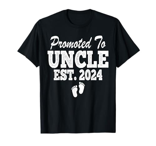 Again Promoted to Uncle 2024 to Be Oncle Baby Ankündigung T-Shirt Again Promoted to Uncle 2024 to Be Oncle Baby Ankündigung T-Shirt von Again Uncle Est 2024 Promoted To Uncle