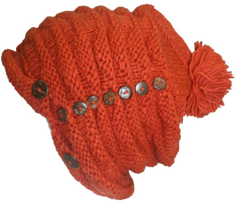 1414 Lämmer Wolle Fleece Strick Mütze Sherpa-Mütze von AganTraders