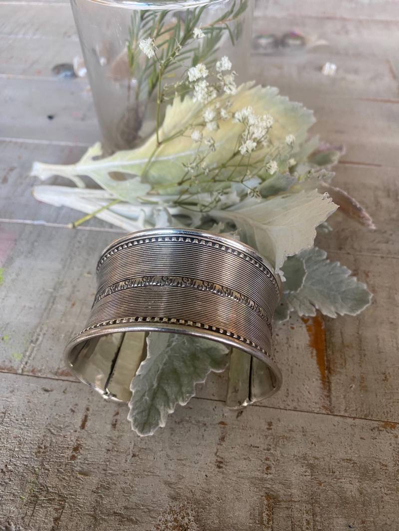 Vintage Silber Manschette Armband-Manschette-Vintage Armband-Silber Armband von AgateBeachcomber