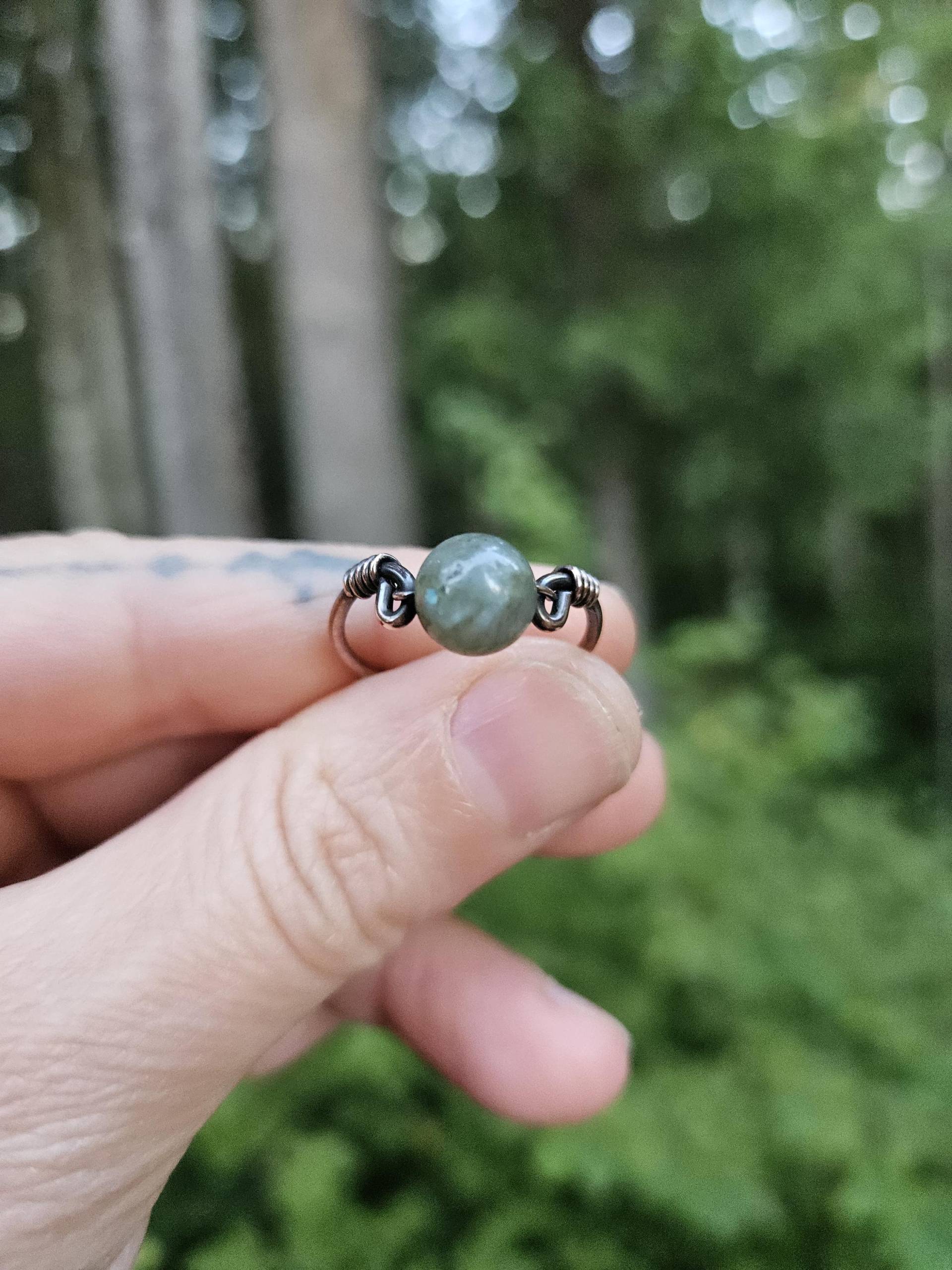 Labradorit Kupfer Ring Labradorit Kupfer Ring von AgateEyeCreations