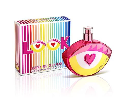 Agatha Ruiz de la Prada Perfumes – LOOK! Eau de Toilette für Damen – Langanhaltend – Charmanter, verspielter und moderner Duft – Fruchtige, zitronige und blumige Noten – Ideal für tagsüber – 80 ml von Agatha Ruiz de la Prada