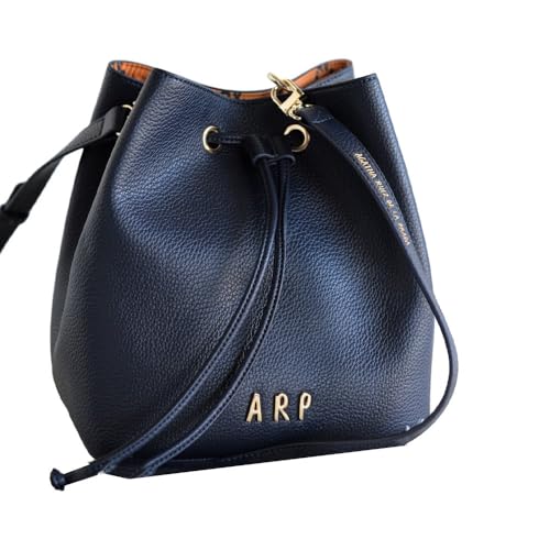 Agatha Ruiz de la Prada – Blaue Beuteltasche aus veganem Leder mit kontrastierendem Nylon-Innenfutter von Agatha Ruiz de la Prada