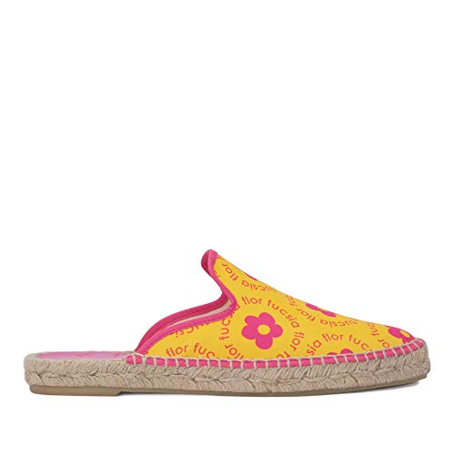 Agatha Ruiz de la Prada Damen A89 Sandale, Amarillo Flor Fucsia, 38 EU von Agatha Ruiz de la Prada