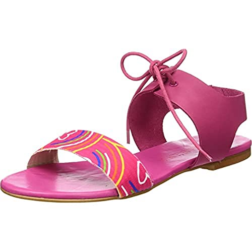 Agatha Ruiz de la Prada Damen Agatha 114 Keilsandale, Fuchsia, Herzen, 36 EU von Agatha Ruiz de la Prada