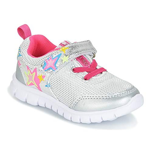 Agatha Ruíz de la Prada Mädchen 182995 Sneaker, Silberfarben (Weiß/Rejilla) von Agatha Ruiz de la Prada