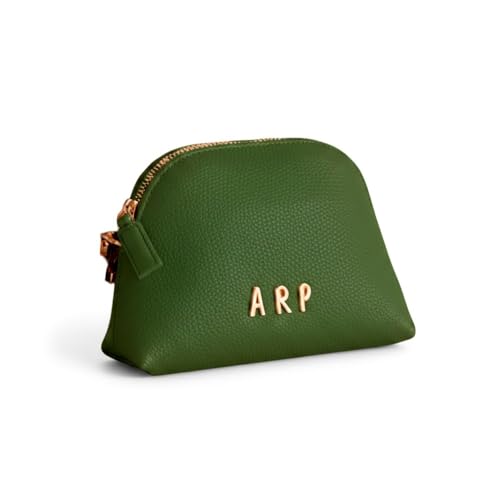 Agatha Ruiz de la Prada – Ovales Federmäppchen aus veganem Leder in Grün von Agatha Ruiz de la Prada