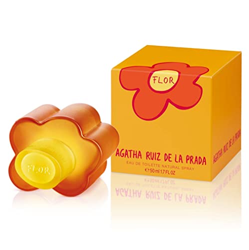 Agatha Ruiz de la Prada Perfumes – Flor, Eau de Toilette für Damen – Langanhaltend – Frischer, junger und moderner Duft – Fruchtige und blumige Noten – Ideal für tagsüber – 50 ml von Agatha Ruiz de la Prada