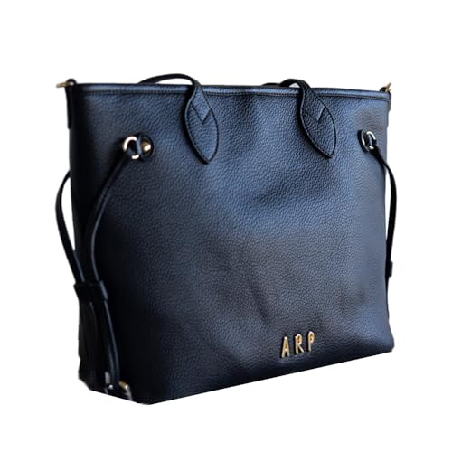 Agatha Ruiz de la Prada – Wendbare blaue Shopper-Tasche aus veganem Leder mit bedruckter Nylon-Innenseite von Agatha Ruiz de la Prada