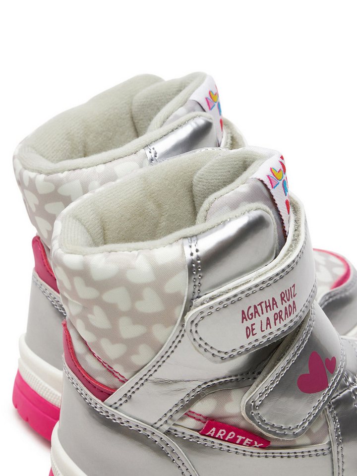 Agatha ruiz de la prada Schneeschuhe 241990-B M Silberfarben Schnürschuh von Agatha ruiz de la prada