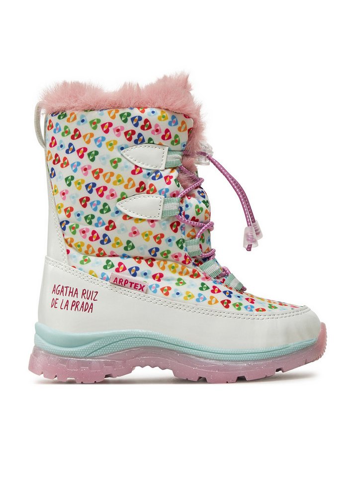 Agatha ruiz de la prada Schneeschuhe 241992-B D Weiß Schnürschuh von Agatha ruiz de la prada