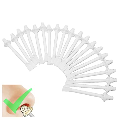 20 Stück Nasenhaarentfernungsstäbchen, tragbares schmerzloses Nasenwachs-Set, Nasenwachs-Applikatoren aus Kunststoff, Nasenwachsstäbchen für Männer und Frauen, die Nasenlöcher reinigen von Agatige