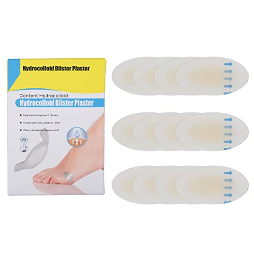 Blasenbandagen, 12 Aufkleber Wasserdichte Blister Anti Wear Feet Blister Pads für Finger, Zehen, Vorfuß, Ferse(Oval) von Agatige