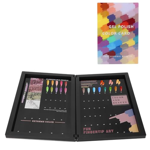 Nagelfarben-Diagramm-Display, wiederverwendbares Nagelgel-Display-Diagramm Nail Art Samples Display-Buch Nagellack-Display-Buch für Nagelstudios, DIY, Zuhause Nagelfarben-Diagramm-Display, wiederverwendbares Nagelgel-Display-Diagramm Nail Art Samples Display-Buch Nagellack-Display-Buch für Nagelstudios, DIY, Zuhause von Agatige