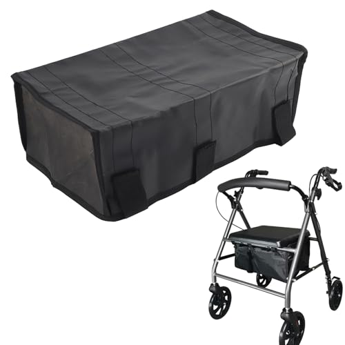 Rollator-Tasche unter dem Sitz, großer Stoff, faltbar, Rollator-Aufbewahrungskorb für Rollatoren, Organizer-Aufsatz für Bücher, Einkäufe und den Transport wichtiger Dinge, 39 x 23 x 15 cm von Agatige