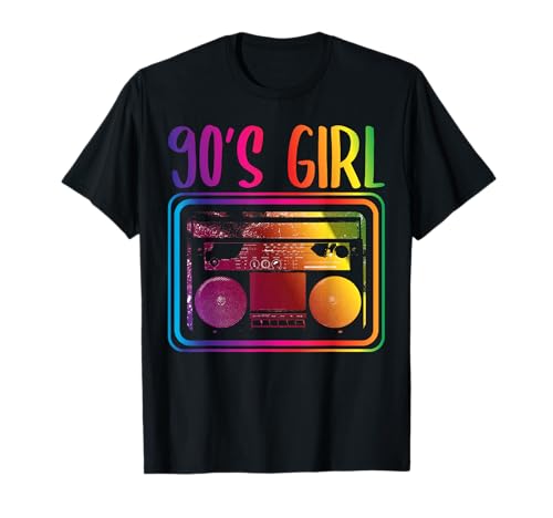 90er Jahre Girl Boombox Radio 1990er Jahre Limited Edition T-Shirt von Age Cake Celebrate Audiotape Song Music Party