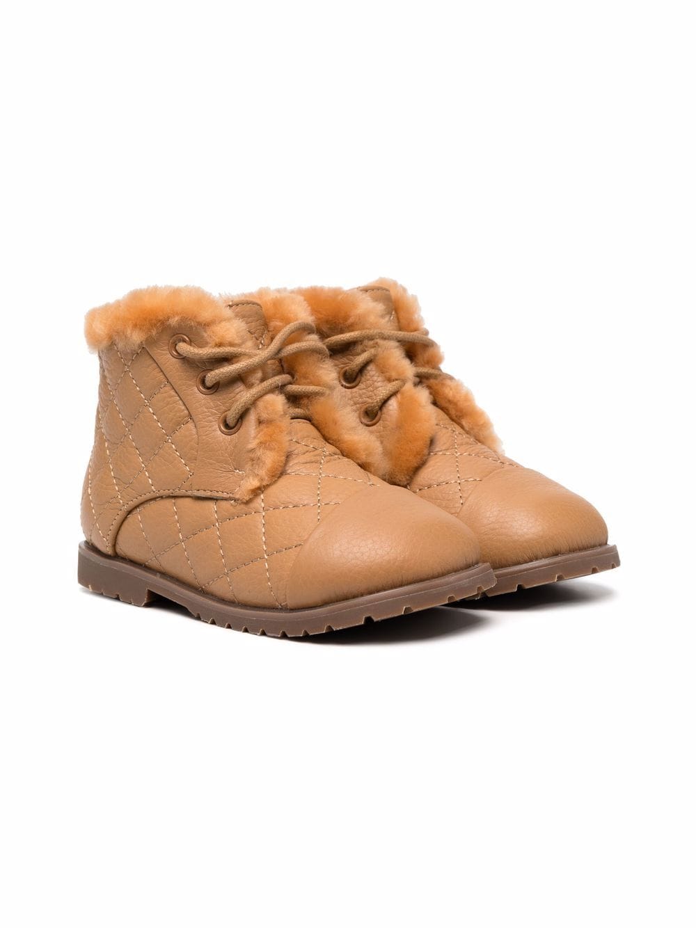 Age of Innocence Gesteppte Stiefeletten mit Shearling-Futter - Nude von Age of Innocence