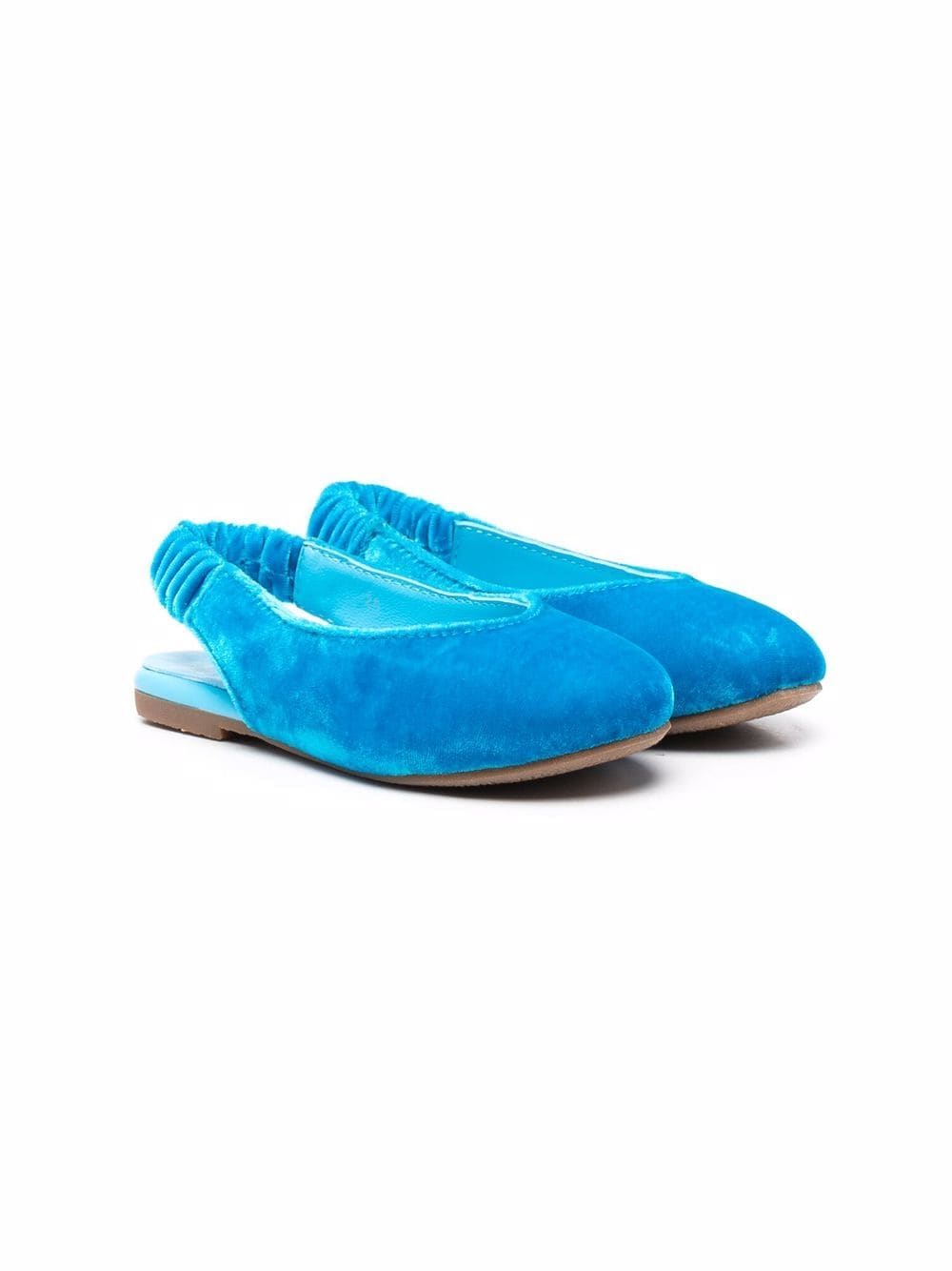 Age of Innocence Ballerinas aus Samt - Blau von Age of Innocence