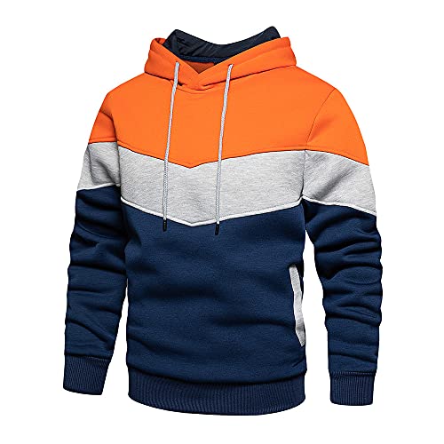 Agess Kapuzenpullover Herren Langarm Hoodie Herren Warm Pullover mit Kapuze Casual Kapuzenjacke Hoodie Sweatshirt Kordelzug Hoody mit Tasche (29,XXL,XXL) von Agess