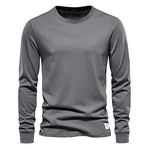 Agess Männer Rundhals Sweatshirt Arbeitskleidung Pullover Herren Basic Arbeitspullover (9,XL,XL) von Agess
