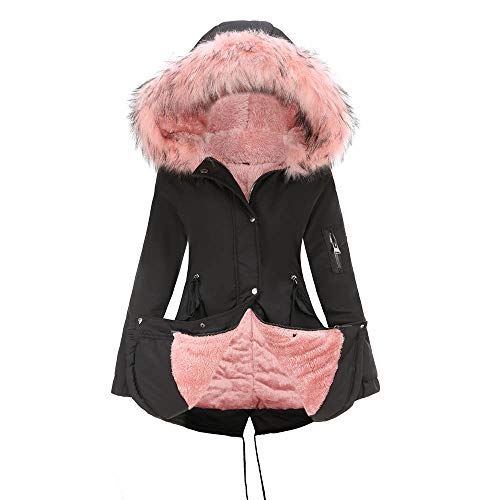 Agess Winterparka Damen Lang Wintermantel Warm Winter Jacke Dicker Parka Outdoor Jacke Oversized Mantel Female Winterjacke Elegant (2,M) von Agess