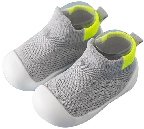 Aggroot Baby Lauflernschuhe Kinder Barfußschuhe Krabbelschuhe für Baby Mädchen Jungen Schuhe Atmungsaktive Sneaker Babyschuhe rutschfeste von Aggroot