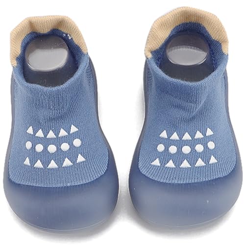 Aggroot Sockenschuhe Baby Rutschfeste Lauflerner Schuhe Kleinkind Weicher Stricken Hausschuhe Kinderschuhe Babybodenschuhe für Mädchen Jungen von Aggroot