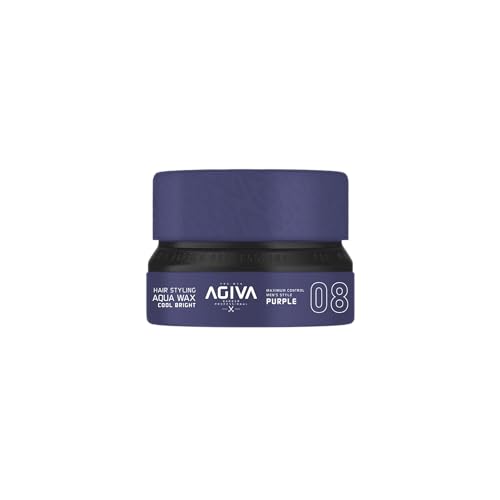 Agiva Haarwachs Aqua Wax Cool Bright Violett 155ML | Haar Styling | Barbershop Styling von Agiva