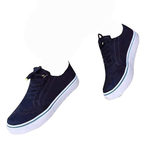 Agiyenna Damen Canvas Flache Sneaker Bequeme Leicht Freizeit Outdoor Wanderschuhe mit Schnürsenkel Einfarbiges Mode Atmungsaktiv Frühjahr-Sommer Sportschuhe Elegante Schuhe Agiyenna Damen Canvas Flache Sneaker Bequeme Leicht Freizeit Outdoor Wanderschuhe mit Schnürsenkel Einfarbiges Mode Atmungsaktiv Frühjahr-Sommer Sportschuhe Elegante Schuhe von Agiyenna