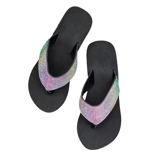 Agiyenna Damenschuhe Keil Plateau Hausschuhe Schuhe mit Strasssteinen und Dicken Sohlen Elegant Zehentrenner Bequem Flip Flops Rutschfest Badeschuhe Indoor Slippers Freizeit Outdoorsandale Agiyenna Damenschuhe Keil Plateau Hausschuhe Schuhe mit Strasssteinen und Dicken Sohlen Elegant Zehentrenner Bequem Flip Flops Rutschfest Badeschuhe Indoor Slippers Freizeit Outdoorsandale von Agiyenna