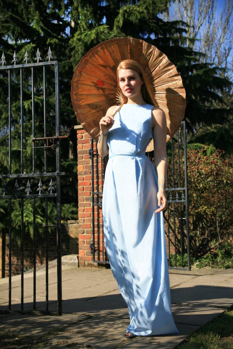 Organic Cotton Long Dress Leichtes Baumwollkleid von AgnesMiraRosa