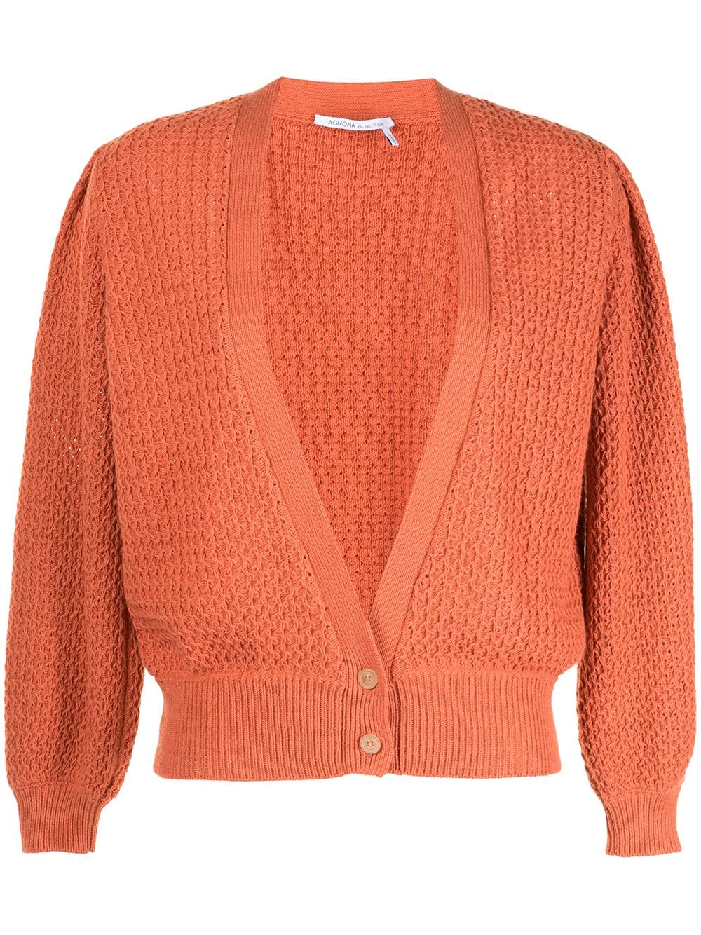 Agnona Cardigan mit V-Ausschnitt - Orange von Agnona