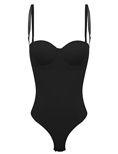 Agoky Damen Shapewear Figurformender Formende Bodys Taillenformer Rückenfrei Shaping Bodysuit Schwarz S Agoky Damen Shapewear Figurformender Formende Bodys Taillenformer Rückenfrei Shaping Bodysuit Schwarz S von Agoky