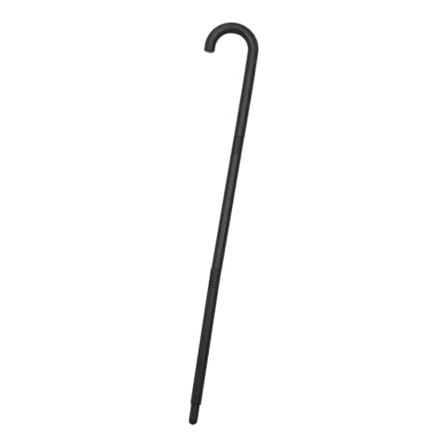 Agoky Erwachsene Kinder Kunststoff Tanzstock Spielzeug Stock 88cm Jazz-Tanz Gehstock Performance Krücke für Weihnachten Halloween Bühnenleistung Schwarz One Size von Agoky