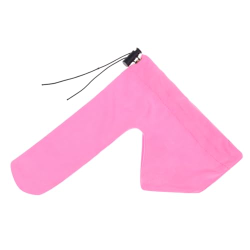 Agoky Männer Unterhosen Ice Silk Herren Slip Unterwäsche Penis Sleeve C-String Penishülle Briefs Tanga Reizwäsche - Penis-Hoden Beutel mit Zugband Hot Pink Einheitsgröße von Agoky