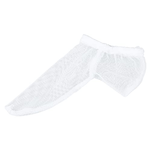 Agoky Männer Unterhosen Ice Silk Herren Slip Unterwäsche Penis Sleeve C-String Penishülle Briefs Tanga Reizwäsche - Penis-Hoden Beutel mit Zugband Weiß B Einheitsgröße von Agoky