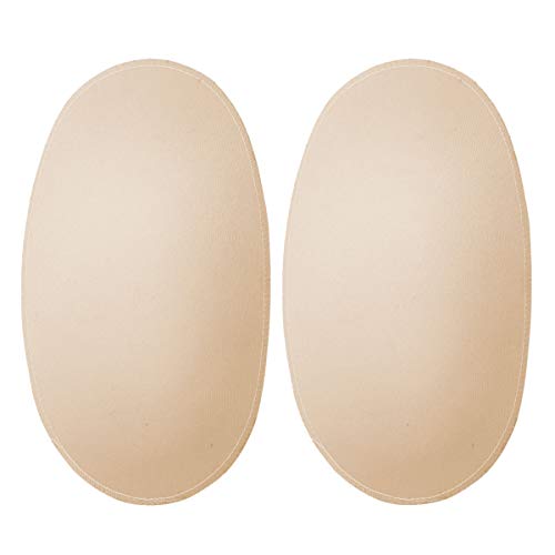 Agoky Selbstklebend Wiederverwendbare Einlagen Schwamm Pads - Ersatz oder Extra Effekt für Push Up Unterhosen Slip Unterwäsche Accessoires Nude XXL von Agoky