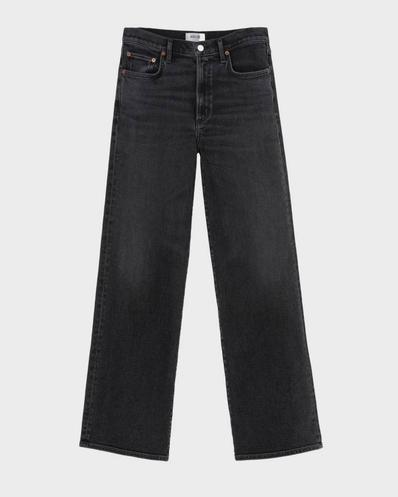 Agolde Jeans Harper Relaxed Straight Hush Washed black von Agolde