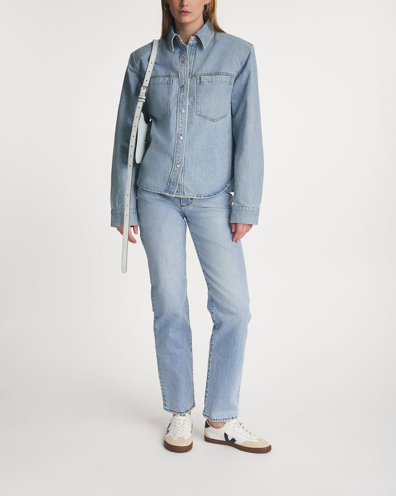 Agolde Shirt Brigid In Stir Denim von Agolde